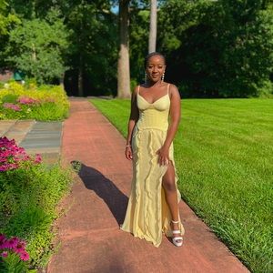 Yellow Oh Polly Perrine Dress